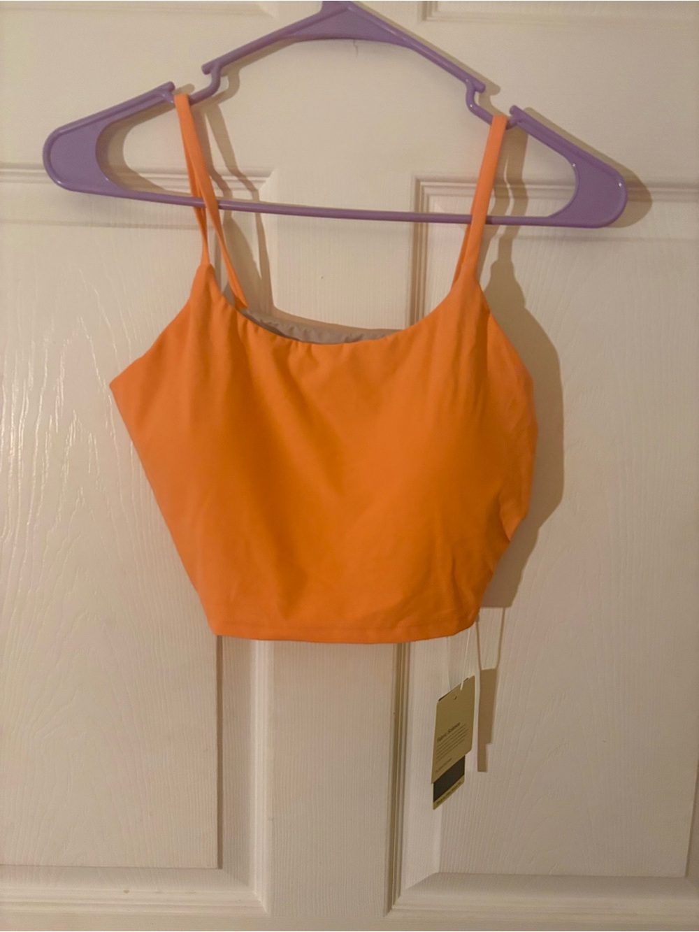 Halara Basic padded workout top A/D cup Sunflower